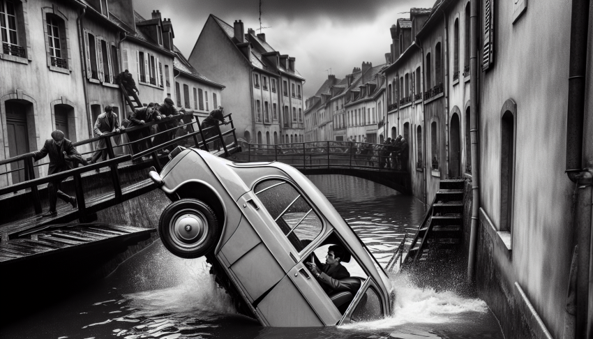 un accident tragique à périgueux : un véhicule a plongé dans le canal, attirant l'attention sur le fait que le conducteur est le fils d'un ancien ministre de la santé malgache. découvrez les détails choquants de cet incident dramatique et les répercussions qu'il pourrait avoir.