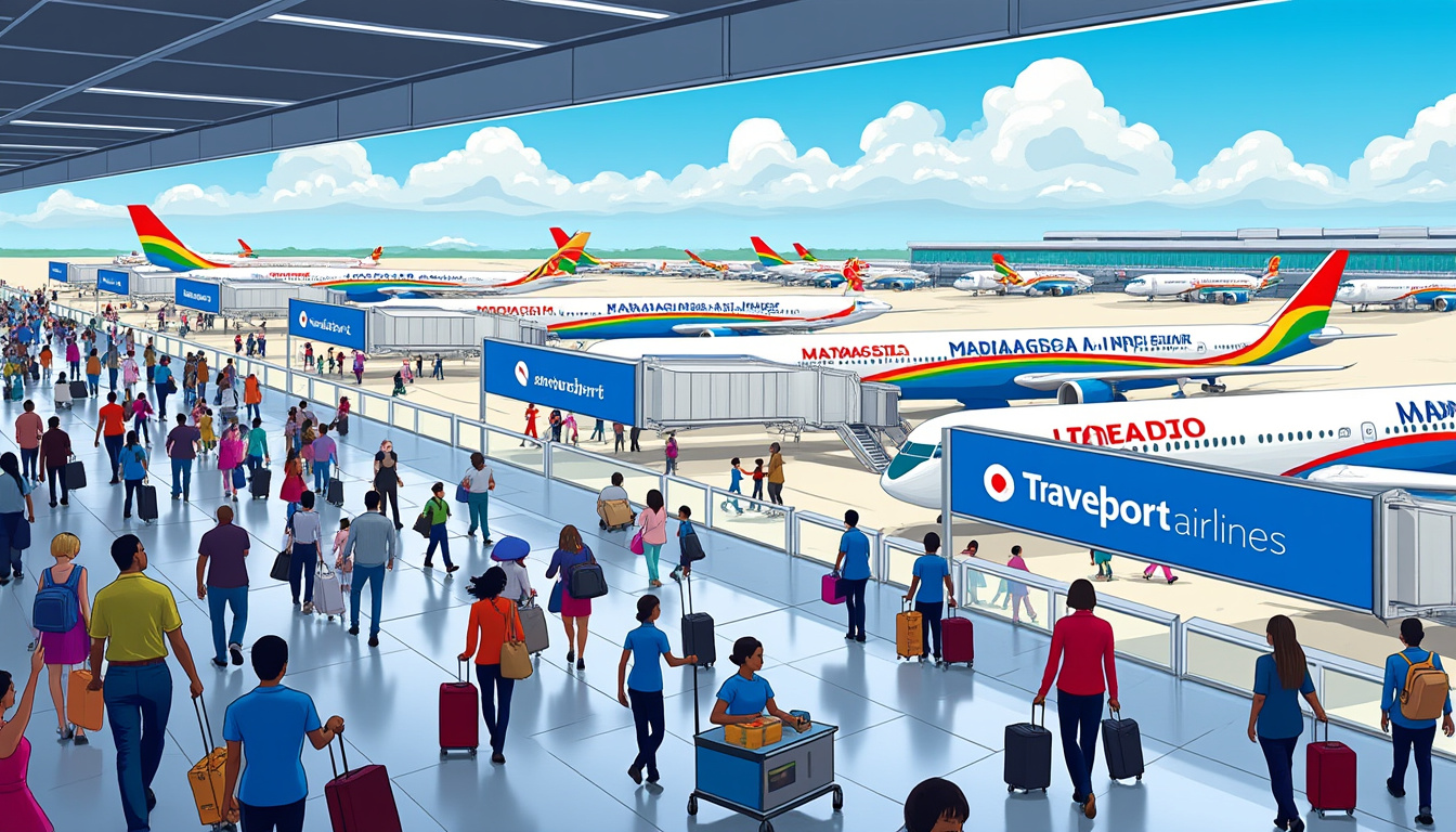 découvrez comment madagascar airlines s'associe à travelport pour étendre son réseau et améliorer ses services à l'international. une collaboration stratégique qui promet de nouvelles opportunités pour les voyageurs.