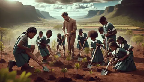Selles-sur-Cher : Nirina s&rsquo;engage pour l&rsquo;environnement en plantant plus de 1 000 arbres à Madagascar en 2024
