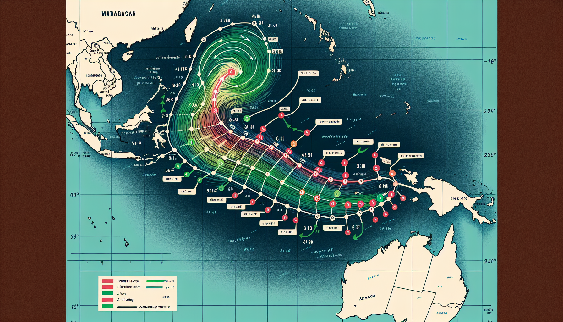 découvrez l'actualité de la tempête tropicale honde, qui intensifie sa trajectoire vers madagascar. des rafales dévastatrices sont attendues dès ce vendredi, menaçant la sécurité des populations. restez informés des dernières informations et conseils de sécurité.