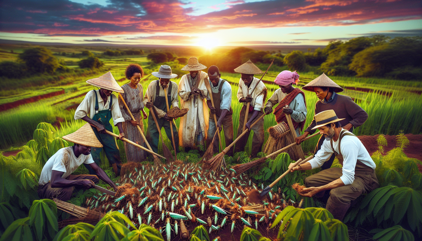 découvrez l'ampleur de l'invasion de criquets au sud de madagascar, une menace écologique et économique sans précédent qui menace les cultures et les moyens de subsistance des villages. informez-vous sur les conséquences dévastatrices et les actions à entreprendre pour faire face à cette situation alarmante.