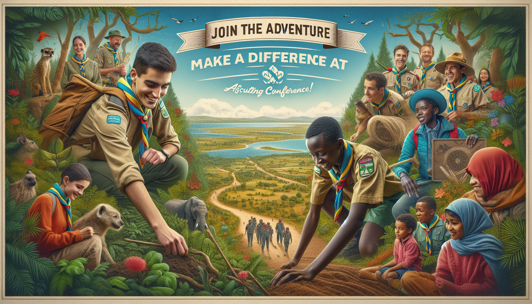 rejoignez la conférence africaine du scoutisme pour une expérience inoubliable de service civique à madagascar et au kenya. engagez-vous dans des projets enrichissants, découvrez la culture locale et contribuez à des initiatives de développement durable tout en tissant des liens avec des scouts du monde entier.