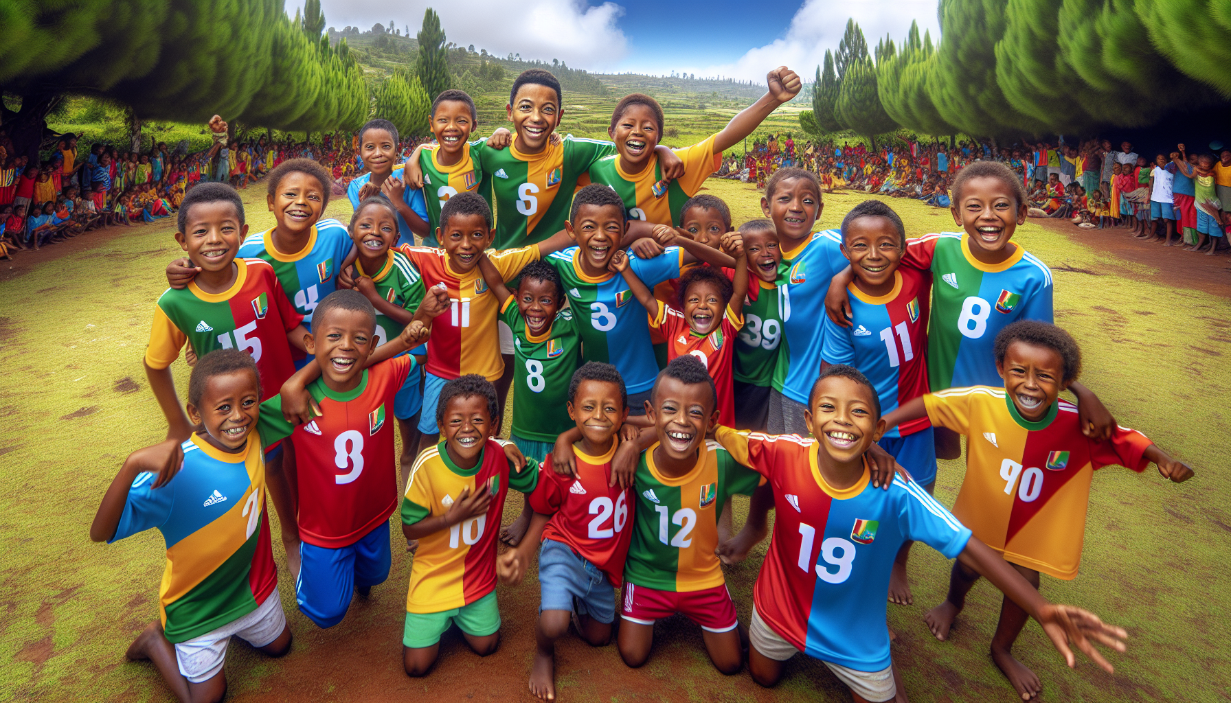 découvrez comment une équipe de guingamp-paimpol agglo a pris son envol vers madagascar, apportant avec elle des maillots de football en cadeau pour promouvoir l'esprit sportif et la solidarité internationale. une belle initiative qui allie passion du sport et générosité.