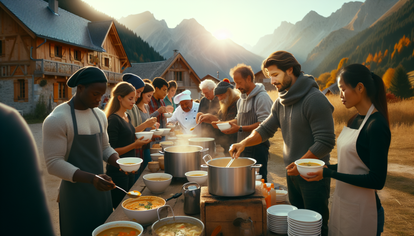 participez à une initiative solidaire à villard-de-lans ! découvrez comment 600 soupes sont servies pour soutenir les écoliers malgaches dans le besoin. un événement chaleureux alliant gastronomie et bienveillance.