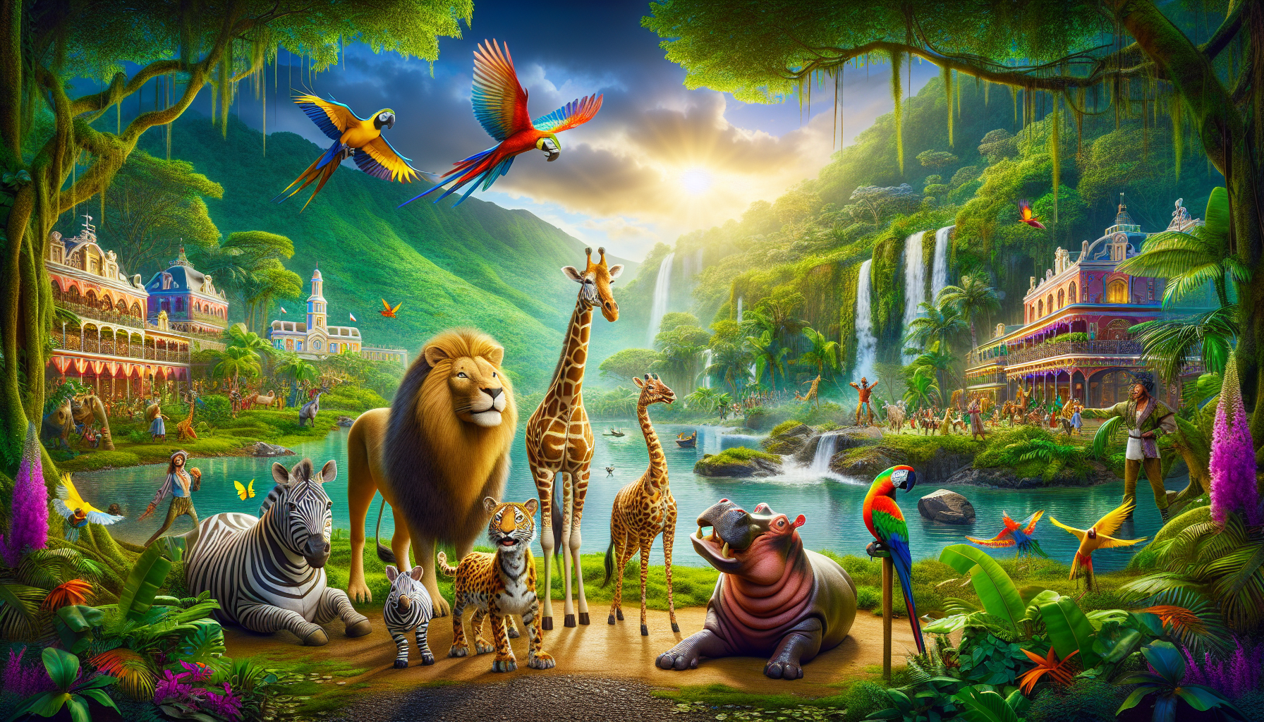 ne manquez pas l'incroyable comédie musicale madagascar qui fait escale en guyane ! plongez dans l'univers coloré des animaux du zoo de central park, avec des performances époustouflantes et des chansons entraînantes. une expérience inoubliable à vivre en famille ou entre amis !