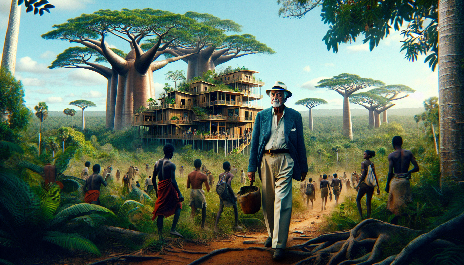 découvrez l'ambitieux projet d'un ancien producteur de cinéma à madagascar, qui transforme la brousse en un campus novateur, alliant art et nature pour inspirer les futures générations de créateurs.