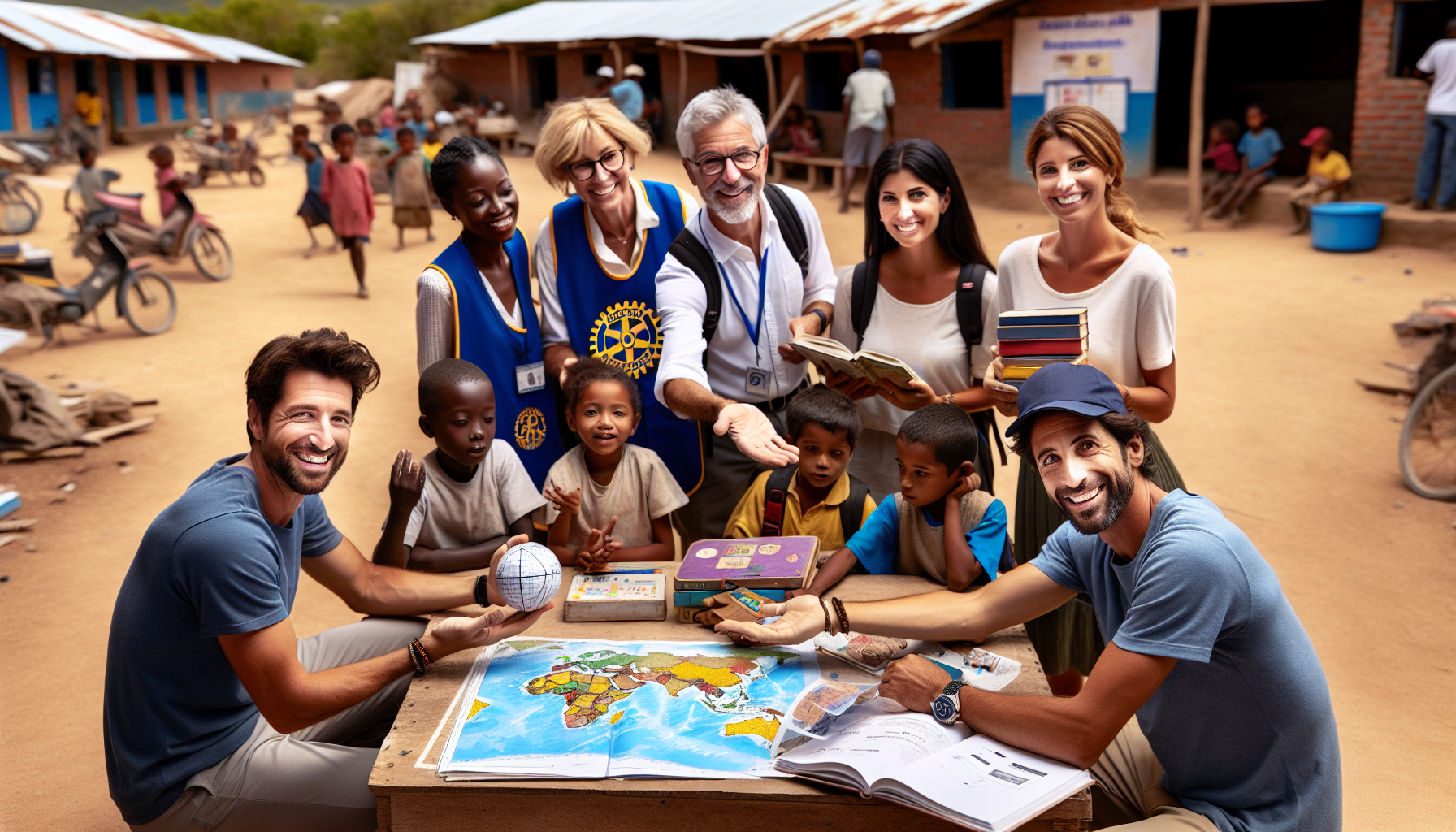 Des couples du Rotary de Sept-Îles apportent du bonheur aux écoliers d&rsquo;un village reculé à Madagascar