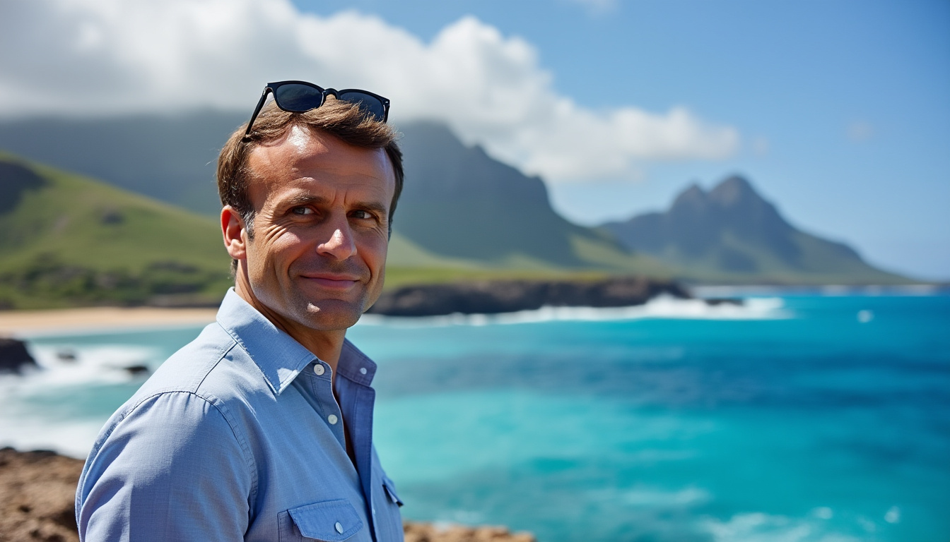 découvrez la visite d'emmanuel macron à la réunion, madagascar et maurice en avril. un voyage riche en échanges et en rencontres pour renforcer les liens entre ces territoires et la france.