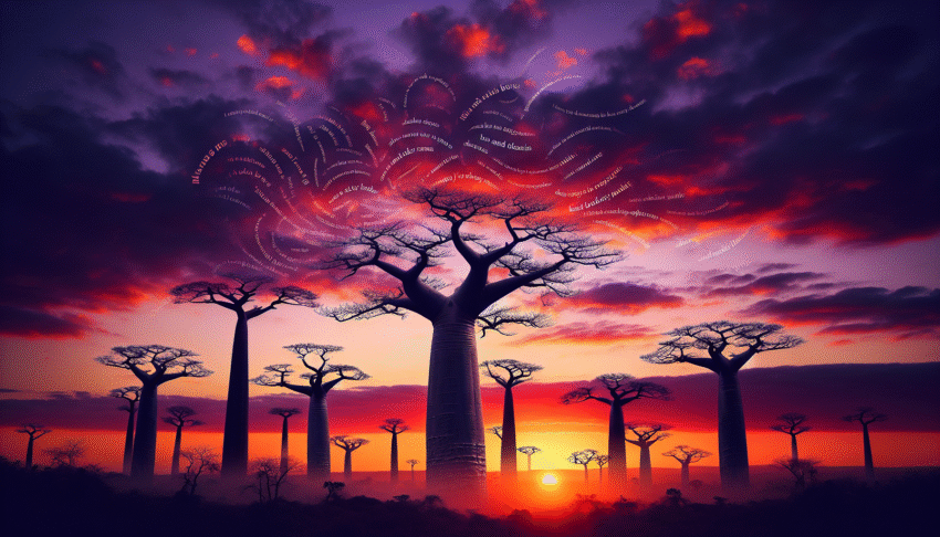 plongez dans l'univers envoûtant de la poésie malgache et découvrez les émotions profondes qui animent la littérature de madagascar. ce voyage littéraire vous fera ressentir la richesse culturelle et les passions qui traversent les vers de cette île unique.