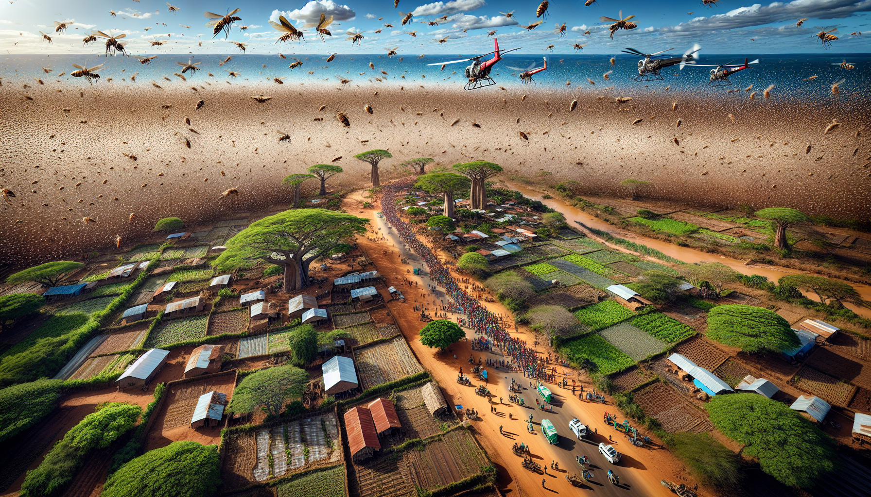 découvrez les efforts déployés à madagascar pour lutter contre l'infestation de criquets sur 225 000 hectares. une bataille cruciale pour préserver la biodiversité et assurer la sécurité alimentaire des populations locales.