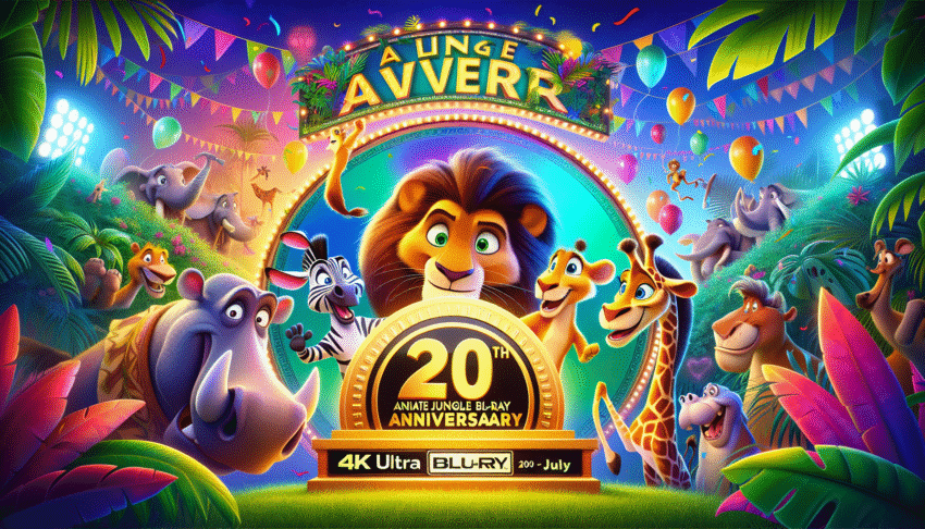 célébrez les 20 ans de madagascar (2005) avec sa sortie exceptionnelle en 4k ultra hd blu-ray en juillet. redécouvrez les aventures hilarantes des animaux animés de central park dans une qualité d'image époustouflante qui ravira les fans de tous âges.