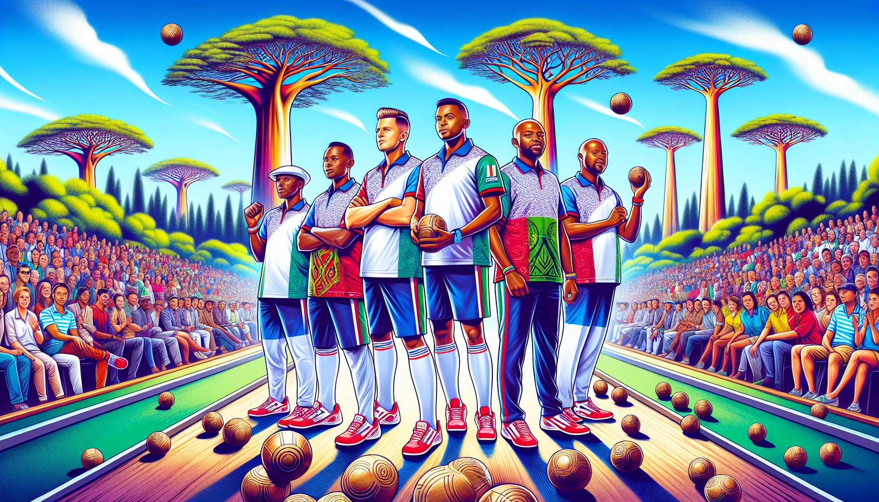 découvrez l'équipe de rêve de madagascar qui s'apprête à briller lors des masters de pétanque ! plongez au cœur de cette passion nationale et suivez nos talents dans leur quête de victoire.
