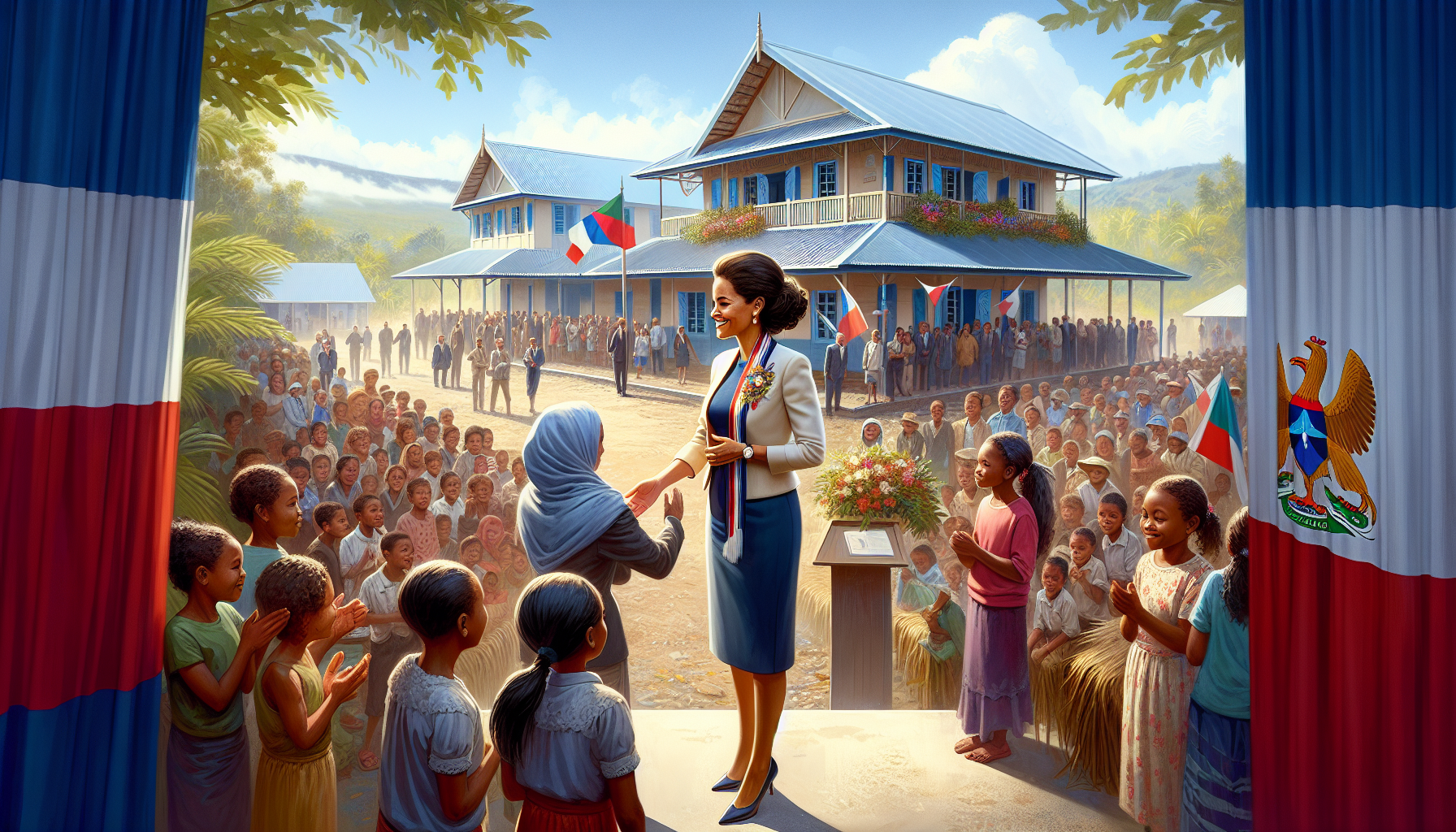 découvrez la visite officielle de nataša pirc musar à madagascar, marquée par l'inauguration d'une école emblématique, reflet de l'engagement du père pédro pour l'éducation et le bien-être des enfants. un événement célébrant l'espoir et le développement local.