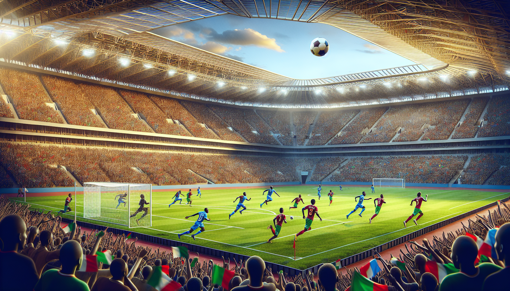 assistez à un match amical captivant entre la rd congo et madagascar au stade de la source, une rencontre festive qui marquera la conclusion de la saison. ne manquez pas cette occasion de voir vos équipes favorites s'affronter dans une ambiance conviviale et passionnée!