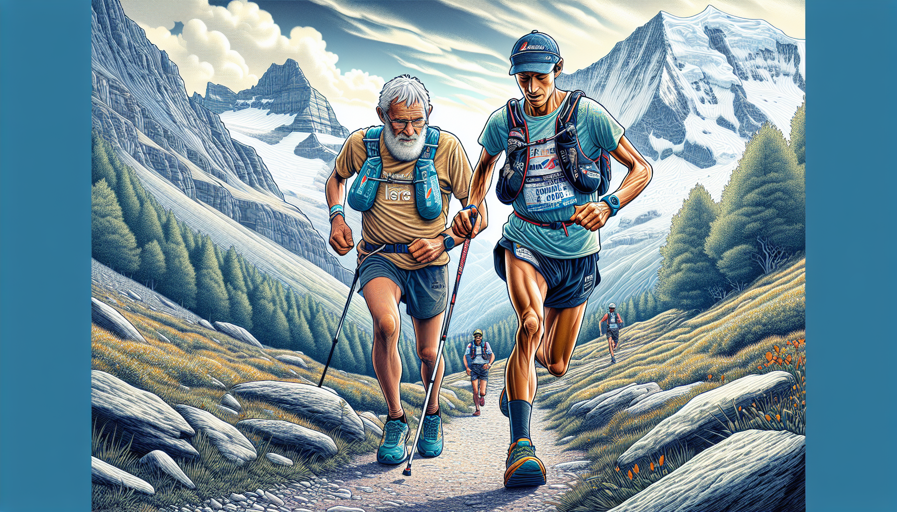 découvrez le parcours inspirant d'alain, novice malvoyant en trail de l'isère, et de gérard, le doyen malgache, alors qu'ils relèvent le défi de l'ut4m. une aventure humaine pleine de détermination et de dépassement de soi.