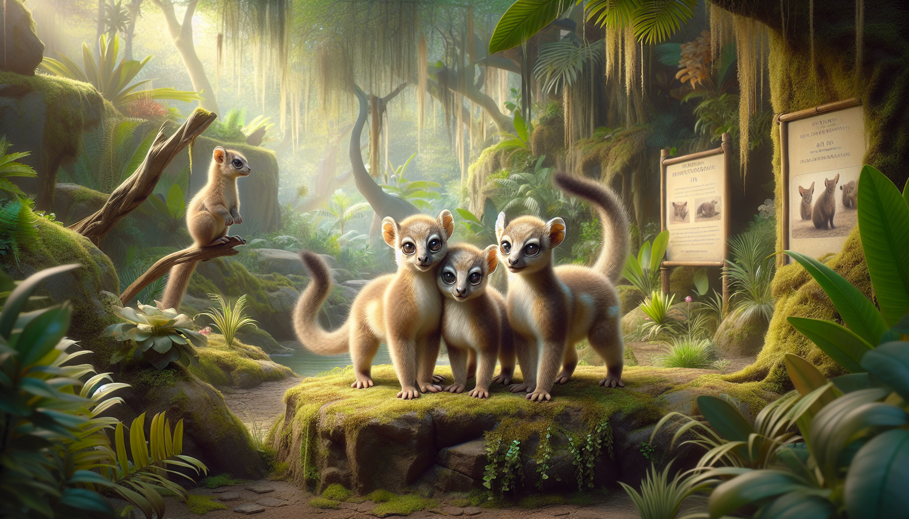 découvrez les premières photos émouvantes de trois adorables bébés fossas au zoo de paris. plongez dans l'univers de cette espèce rare originaire de madagascar et admirez ces petits trésors de la nature.