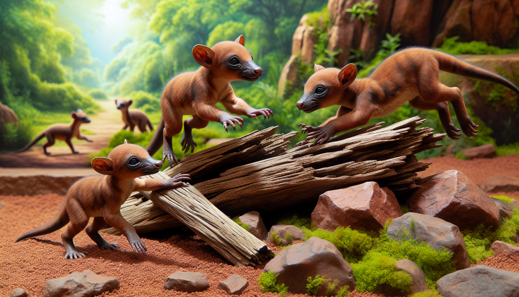 découvrez les premières photos de trois adorables bébés fossas au zoo de paris, mettant en lumière cette espèce rare originaire de madagascar. une immersion fascinante dans le monde animal qui ravira petits et grands.