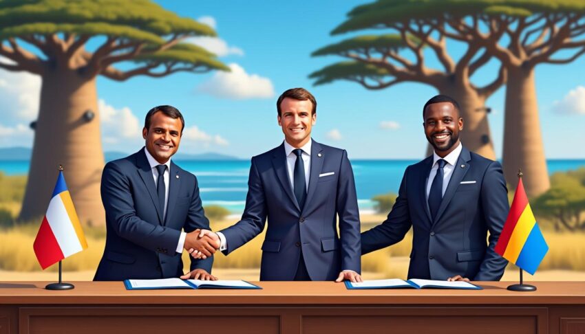 découvrez les détails de la visite d'emmanuel macron à madagascar, où des accords historiques ont été signés avec le président andry rajoelina. une étape clé pour renforcer les relations franco-malgaches et favoriser le développement économique et culturel.
