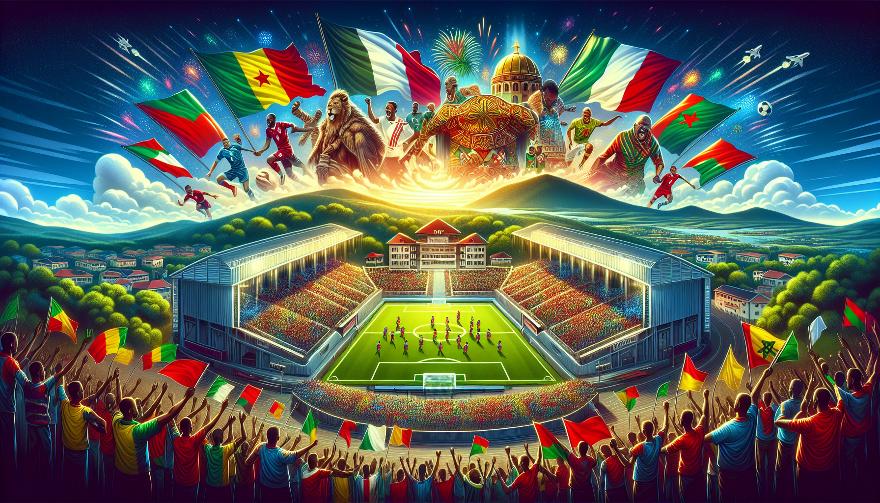 découvrez comment le cameroun, la guinée, madagascar et le maroc ont brillamment atteint les demi-finales de la ligue des nations de montluçon, marquant une étape mémorable dans le football africain.